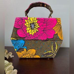 Gazelle Bright Print floral handbag